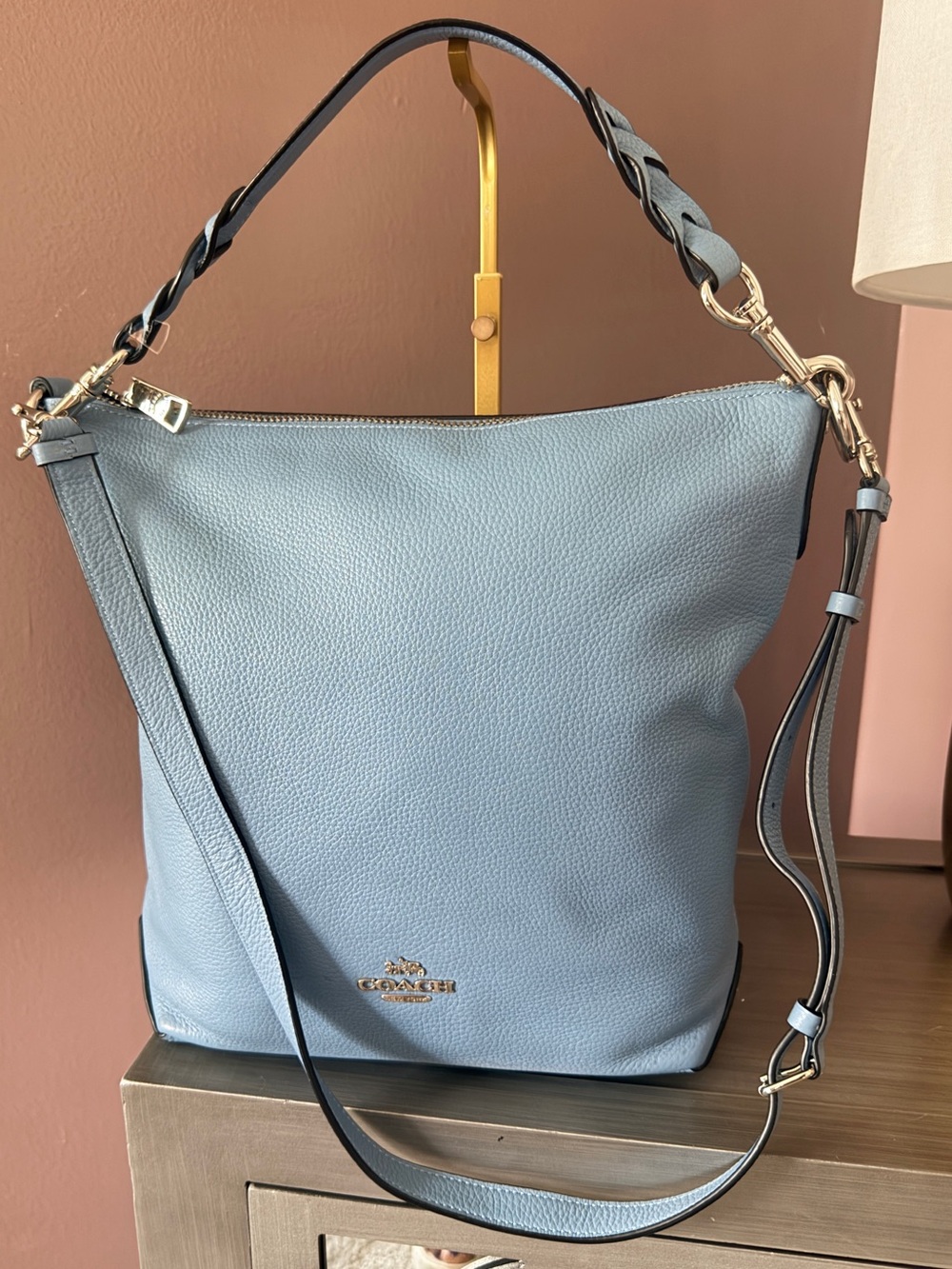 Coach Abby Duffle 31507 in Baby Blue - Picture 2 of 8